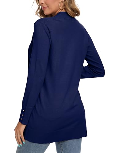 Image of Spicy Sandia Womens Open Front Cardigan Sweaters with Pockets | Long, Dressy Casual, For Office Work Business, 2026 Fall Trendy