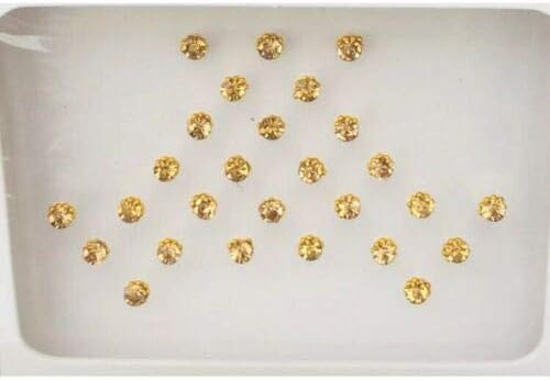 BB245 Designer Gold Bindi Stone Tear Drop Crystal Bindi Tattoo Forehead Sticker Wedding Tikka Indian Party Fancy Face Gem Body Art
