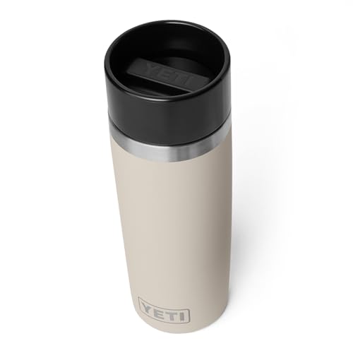 Image of YETI Rambler 16 oz Travel Bottle, Stainless Steel, Vacuum Insulated with Leakproof Commuter Cap, Cape Taupe