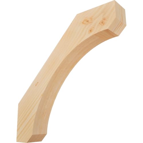 Ekena Millwork BRC04X20X20LEC00SDF 3 1/2"W x 20"D x 20"H Legacy Smooth Knee Brace, Douglas Fir