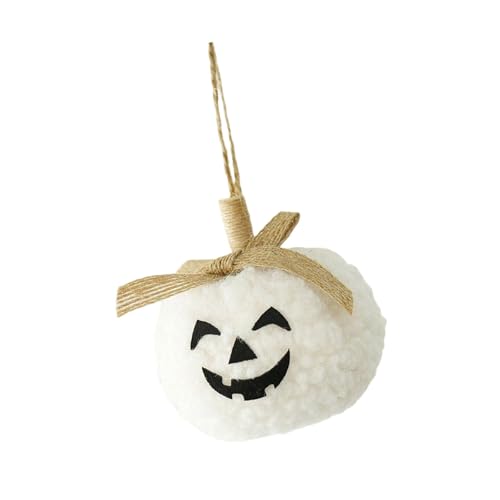 Itkcozcg Colgante de calabaza de Halloween, tela flocada, perfecto para decoración de residencia, jardín, celebración, todas las edades, decoración del hogar de Halloween