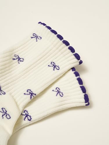 Image of Shapes Studio Half Calf Grip Socks, Cute Fruit Pilates Socks, Ruffle Socks, Non-Slip for Barre Yoga