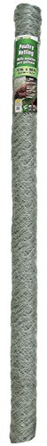 YardGard Chicken Wire 2 Inch Mesh 72 Inch X 50 Foot 20 Gauge Galvanized Steel Wire Fence Ideal for Crafting, Garden Protection, Bird Enclosures, Chicken Coops, Poultry Netting and Rabbit Fencing