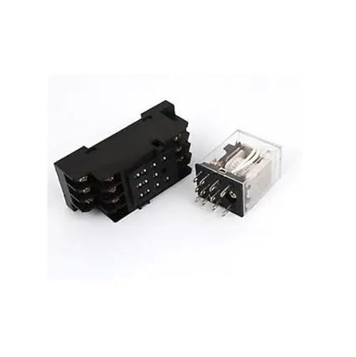 Relé electromagnético DPDT 12V soluciona fallos de diagnóstico con su LED verde 5