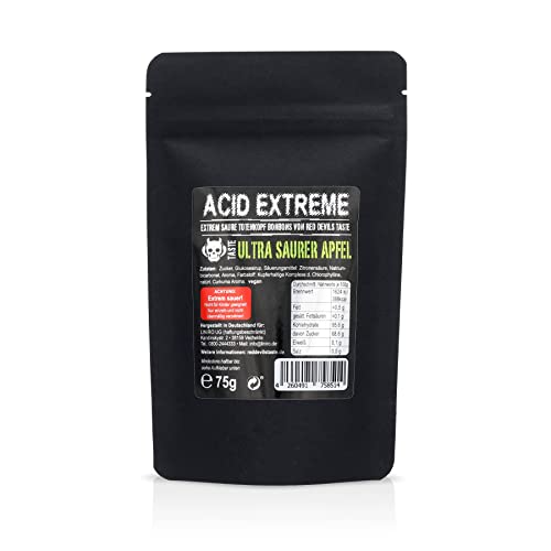 RED DEVILS TASTE ULTRA SAURERE APFELBONBONS - ACID SKULL EXTREME