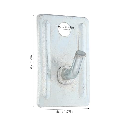Soporte de calentador de hierro COLLBATH plateado de alta carga con cuatro piezas para cocina 3