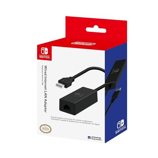 Nintendo Switch Wired Internet LAN Adapter by HORI Officially Licensed by Nintendo