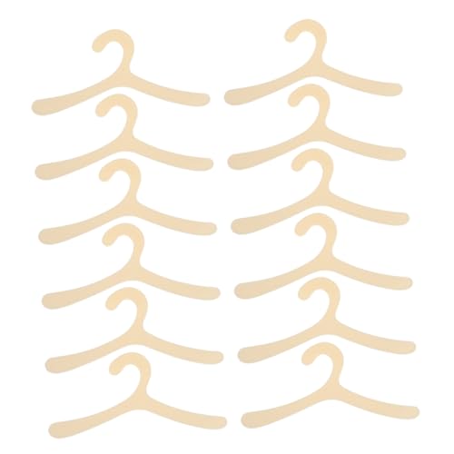 HANABASS 20pcs Pet Clothes Hangers Rack for Dogs Cats Space-Saving Plastic Organizer Puppy and Cat Clothing Hangers