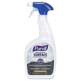 GOJO 3342-03 PURELL Professional Surface Disinfectant, Capped Bottle with Spray Trigger, 32 fl. oz. Pack of 3