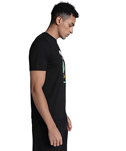 Image of Puma Men's Cotton Regular Fit T-Shirt