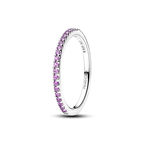 Bague en argent sterling avec zircon violet pour sublimer vos tenues de soirée