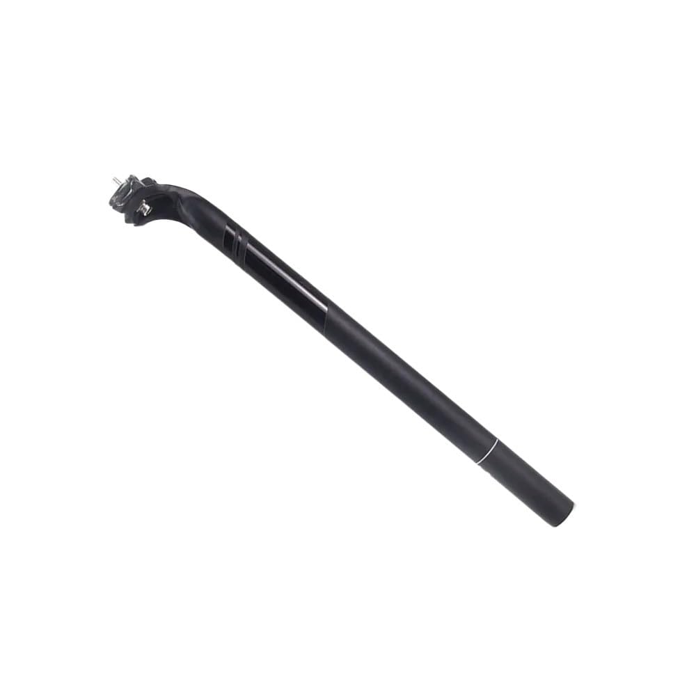 Reggisella Reggisella in Fibra di Carbonio Nero Opaco 27,2/30,8/31,6 mm MTB/Bici da Strada Lunghezza reggisella 350/400 mm Tubo Sella Parti Bici Reggisella Ammortizzato(27.2x400mm)