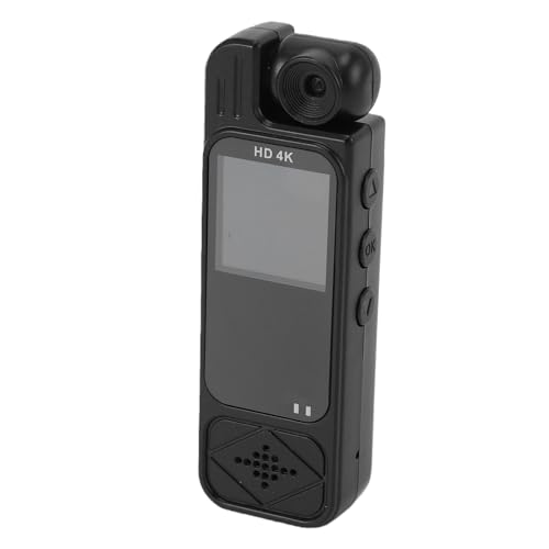 Caméscope portable 4K pour forces de l'ordre Akozon avec batterie longue durée 1200mAh