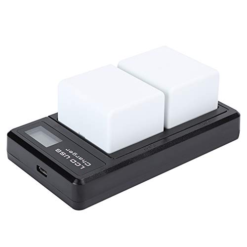 Batería para cámara de 4800 mAh Ausla con cargador doble de alta capacidad