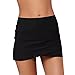 Damen-Badeshorts, Baggy, hohe Taille, Board-Shorts, Damen, Schwimm-Leggings, Shorts, knielang, elastisch, für Jungen, Schwimmbekleidung, Strandhose, Schwarz , S