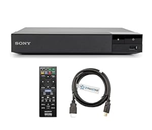 Region Free Blu-ray Player Compatible with Sony BDP-S1700 | Multi-Region Code Free (Blu-ray A B C, DVD REGIONS 0-8) | Full HD 1080p Playback | Dynastar 6FT HDMI included in Bundle