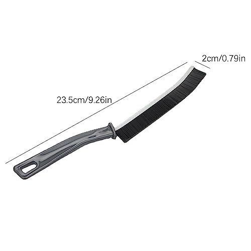 7 Stück schwarze Lückenreinigungsbürste, harte Borsten, Eckreinigungsbürste, Fugenbürste Badezimmer mit Griff-Design, multifunktionale Reinigungsbürsten für Badezimmer, Fliesen, Küche, Schrubber