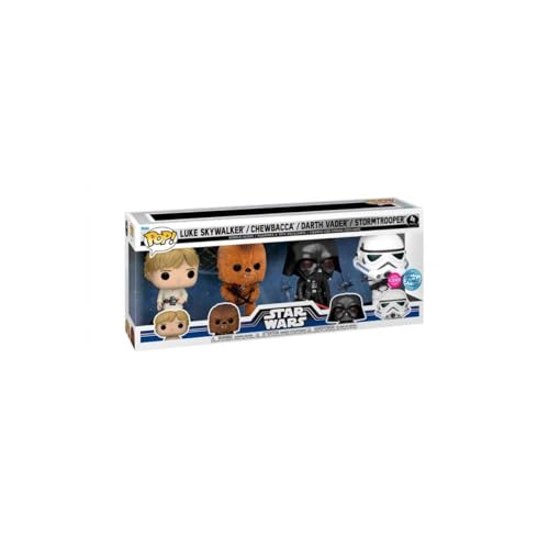 Funko Pop! 4 Piezas de Star Wars Pop 4 Star Wars New Classic Figure