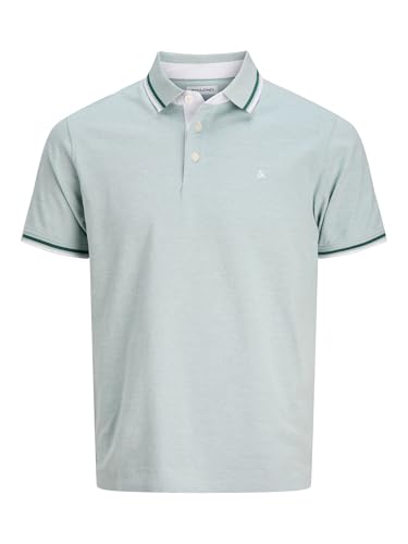 Jack & Jones Jjepaulos Polo SS Noos, Bleu minéral., L