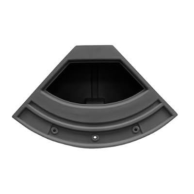 Wise BM11028-1B-890 Premier Series Pontoon 28-Inch Radius Corner Seat Base Only, Slate