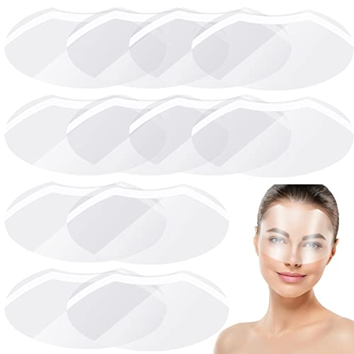 VEGCOO 150 Pcs Shower Face Eye Protector Shield, Shower Face Eye Protector for Eyelash Extensions Microblading, Cataract Surgery