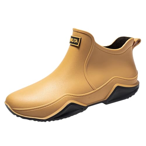 Bottes de pluie homme 100% imperméables et souples pour extérieur