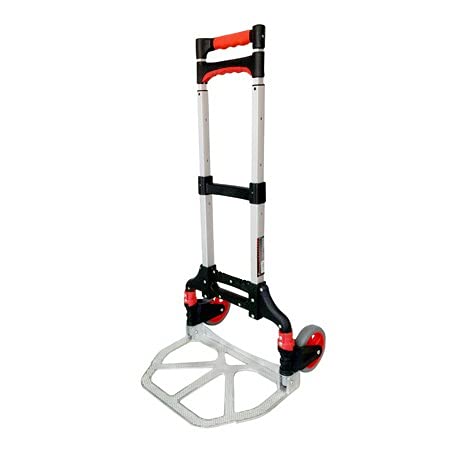 Carretilla de Carga Multiusos Profesional, súper Plegable, Fabricada en Aluminio, Capacidad de Carga máxima 70kg, ergonomica, telescopica y fácil de Transportar