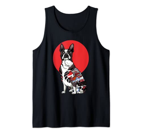 Boston Terrier Yakuza Tank Top Boston Terrier Yakuza Tank Top