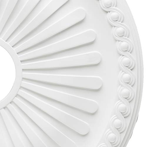 Westinghouse Lighting 51 cm Polyurethan Medallion 7775240, Weiß