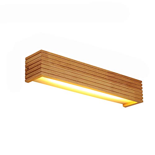 Lampe de chevet LED en bois massif pour ambiance de chambre cocooning