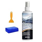 Window Deicer for Car | 100ml Auto Snow Remover | Vehicle Glass Deicing Agent - for Trucks RVs SUVs Sedans Drivers Travelers Cold Weather Daily Commute Road Trips Long Distance Drive