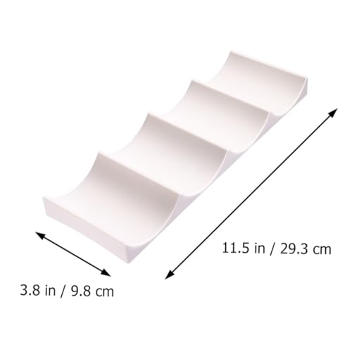 Soporte para botellas de vino estilo europeo 4pcs miniatura 2