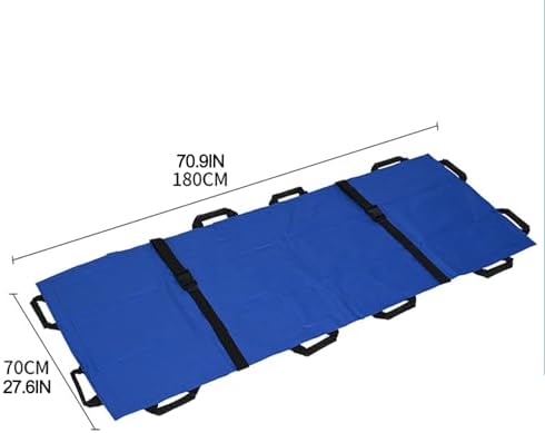 Portable Stretcher-Portable Medical Stretcher with Firm Loops, Foldable Design, Ideal for Home and Hospital Use, Lightweight Casualty Transport,（Camouflage）