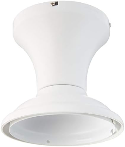 Fanimation Wet Rated Ceiling Fan Close to Ceiling Kit 8 Inch Wide with Matte White Finish