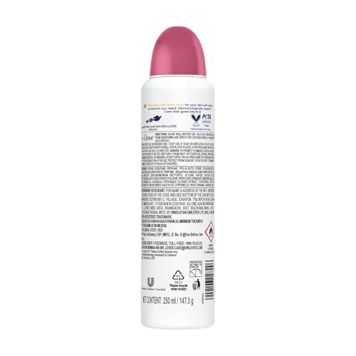 Image of Dove for Women Advanced Care Deodorant Even Tone | 72H Freshness | 0% Alcohol | Triple Moisturising Formula |250 ML
