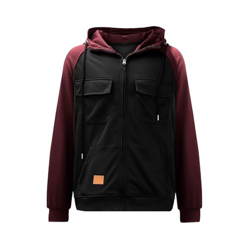Abrigo táctico windbreaker de hombre con sudaderas con capucha cargo 6