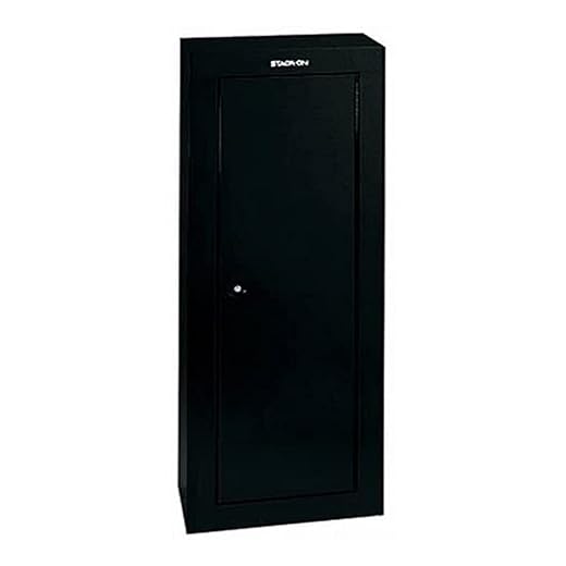 Stack-On GCB-908 Steel 8-Gun Security Cabinet, Black