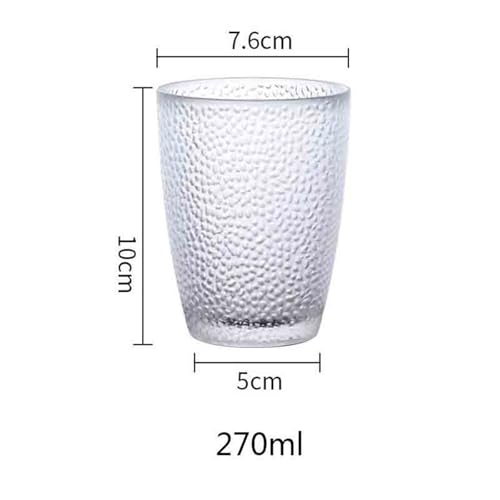 Vasos de agua acrílicos de diseño texturizado elegantes y resistentes 3