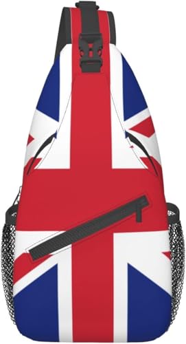Morrales unisex con diseño British Flag para senderismo miniatura 1