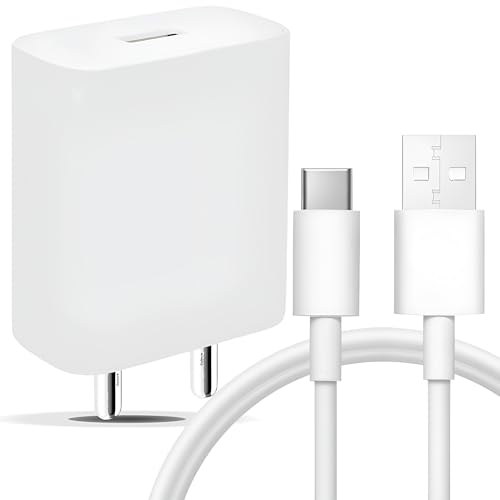 Image of USB Type C Flash Charger with Cable for Charging Adapter, White (Zx080-)