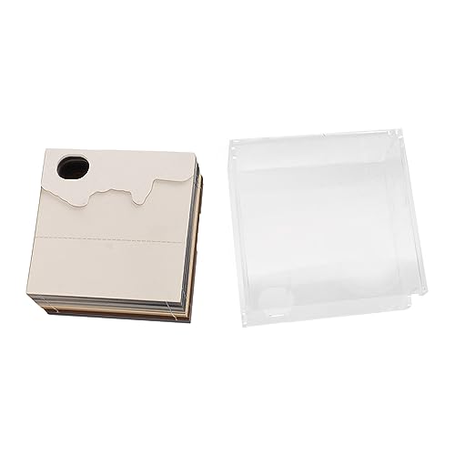 Bloc-notes 3D château Irfora en papier d'artisanat d'art avec veilleuse LED pour bureau - 3