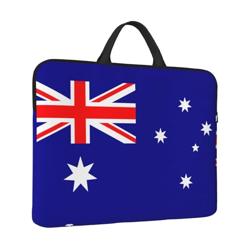 Australian Flag Print Laptop Carrying Case, Laptop Sleeve Case, Computer Bag, Traveling Computer Cover For 14 Inch2