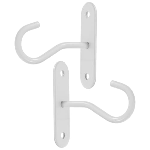 CIYODO 2セット 屋内外兼用属製プランターフック 耐腐食性壁掛け鉢植え吊り下げ用 小型軽量設計で多用途使用可能