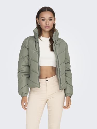 Image of ONLY Women's A-Line Coat (15305656- Seagrass