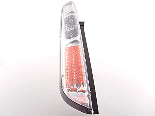 Feux arrière F. Focus 2 5 portes 04-07 Chrome Led éclairage instantané et puissant