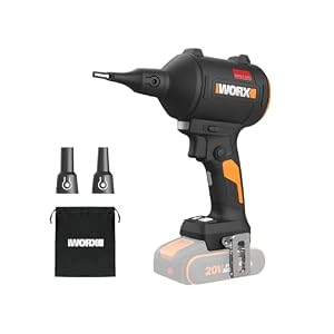 WORX 20V Akku-Staubbläser, Luftgebläse & Aufblasgerät, BL WX099.9 ohne Akku