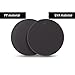 QUANXILXU 2 Pcs Core Workout Sliders Double Side Usage Strength Sliders Wear Resistant Exercise Gliding Discs for Home, Carpet Hardwood Floors Yoga, Pilates