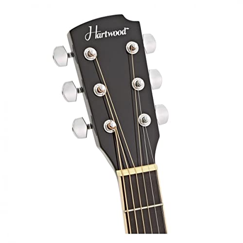 Guitare acoustique avec Cutaway – Hartwood Villanelle Vintage Sunburst - Les Beatles, Paul McCartney, John Lennon, RIngo Starr, George Harrison Guitare acoustique avec Cutaway - Hartwood Villanelle Vintage Sunburst – Image 4