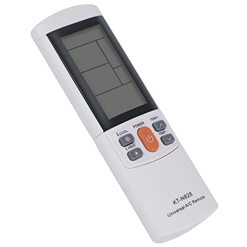 Image of Replacement Universal Remote Control KT-N828 Fit for MULTI Branded Air Conditioner Suits all CARRIER Models with Remote Holder with backlight