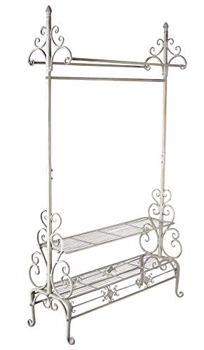 Palazzo aja259 Porte-manteau en métal style maison de campagne